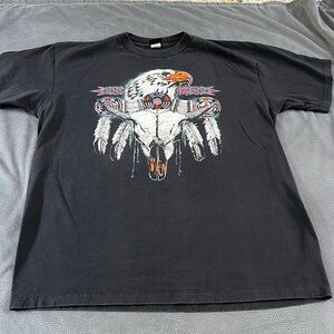 Vintage men’s xl diamond dust bald eagle tee